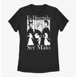 HER Disney Villains Spanish Good To Be Bad Womens T-Shirt