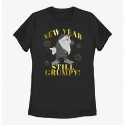 HER Disney Snow White And The Seven Dwarfs New Year Still Grumpy Womens T-Shirt