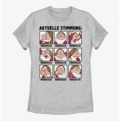 HER Disney Snow White And The Seven Dwarfs German Grumpy Womens T-Shirt