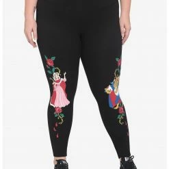 HUNIVERS Disney Beauty & The Beast Rose Leggings Plus Size