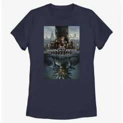 Marvel Black Panther: Wakanda Forever Poster Womens T-Shirt Her Universe Web Exclusive