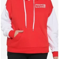 HUNIVERS Her Universe Marvel Color-Block Hoodie Plus Size