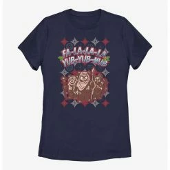 HER Star Wars Ewok Holiday Festivities Womens T-Shirt