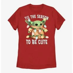 HER Star Wars The Mandalorian Grogu To Be Cute Womens T-Shirt