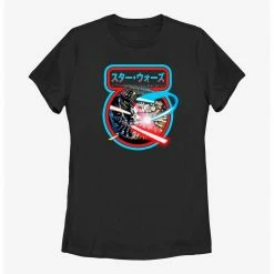 HER Star Wars Light Saber Jedi Fight Womens T-Shirt