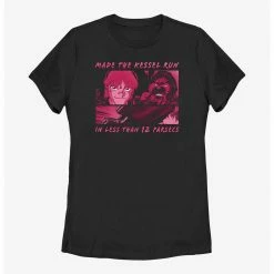 HER Star Wars Han Solo And Chewie Kessel Run Womens T-Shirt