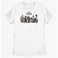 Marvel Black Panther: Wakanda Forever Character Lineup Womens T-Shirt