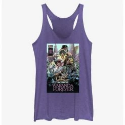 Marvel Black Panther: Wakanda Forever Comic Cover Womens Tank Top