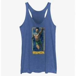 Marvel Black Panther: Wakanda Forever Namor Submariner Badge Womens Tank Top
