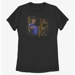 Marvel Black Panther: Wakanda Forever Character Panels Womens T-Shirt