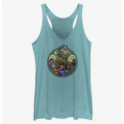 Marvel Black Panther: Wakanda Forever Hero Circle Womens Tank Top