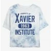 HER Marvel X-Men Xavier Institute Womens Tie-Dye Crop T-Shirt