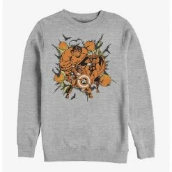 Marvel Avengers Hero Pumpkin Break Sweatshirt