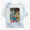 HER Marvel X-Men Distressed Vintage Womens Tie-Dye Crop T-Shirt